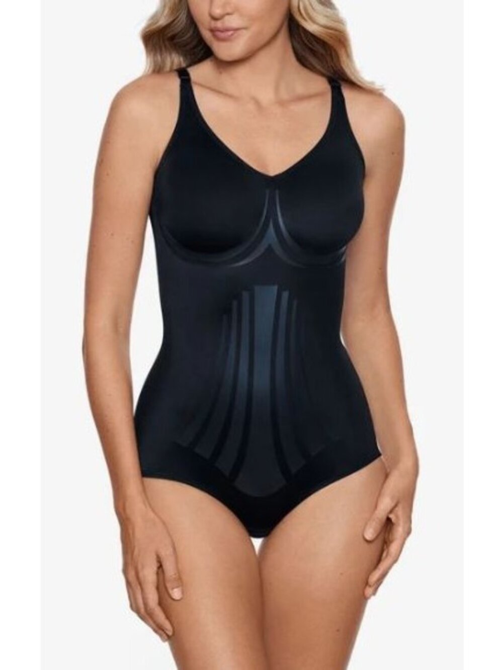 Miracle Suit Wire Free Size Medium Extra Firm Modern Mircle Black Style 2560 NWT